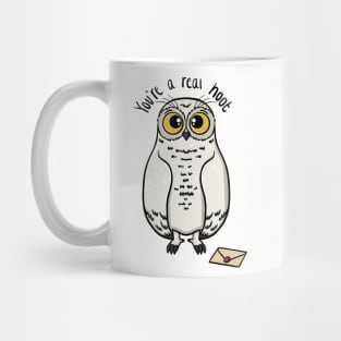 You're a real hoot Owl Digital Illustration Mug